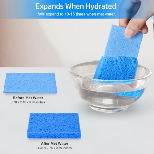 8-Pack Mcyye Compressed Kitchen Sponges - Non-Scratch Cleaning