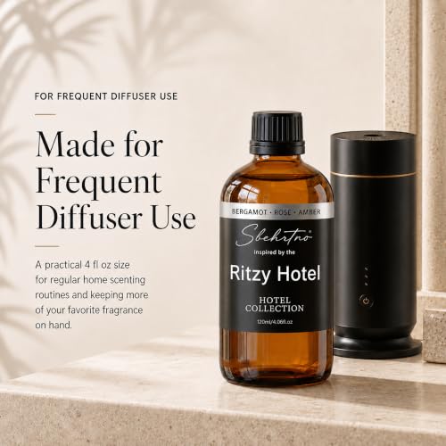 Sbehrtno Hotel Collection Diffuser Oil 0.34 Fl Oz Coastal Hotel-Inspired Fragrance for Waterless Diffusers