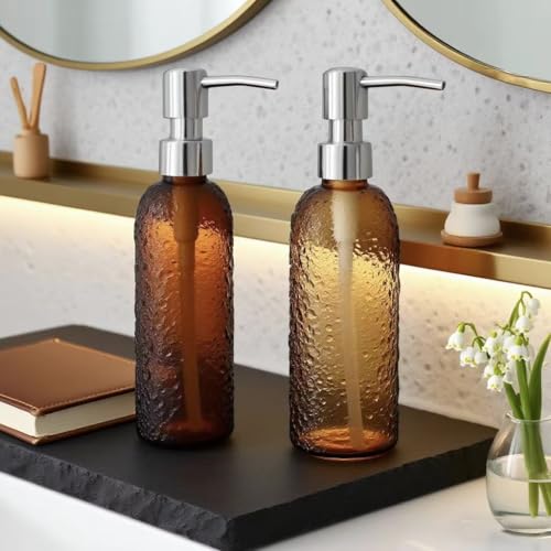 304 Stainless Steel Soap Dispenser Pump Replacement - 2 Pack