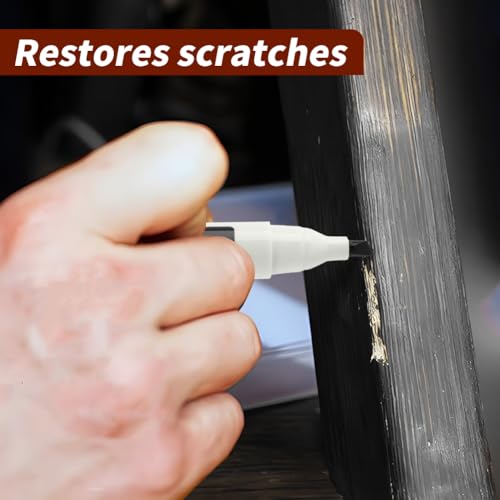 Black Furniture Repair Marker - Wood Stain & Scratch Fix Pen