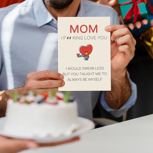 Funny Birthday Card for Mom & Grandma - Perfect Gift from Son or Daughter
