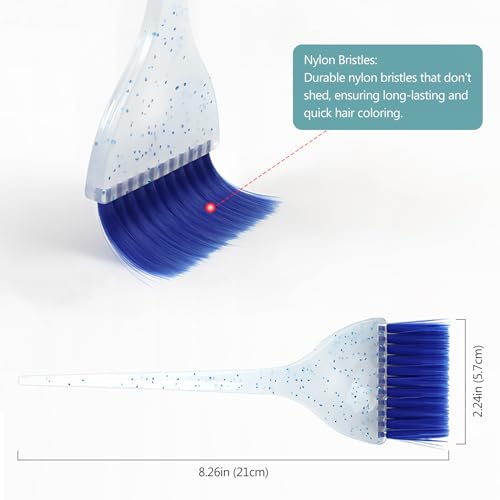Kootinn 3-Piece Hair Dye Brush Set - Professional Salon Hair Coloring Applicator Tools