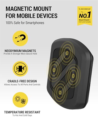 Scosche Magnetic Phone Holder for Car with 360° Rotation