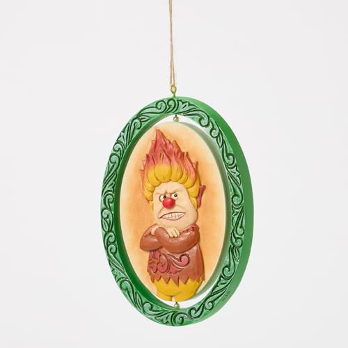 Jim Shore Holiday Snow and Heat Miser Hanging Ornament - 4.72 Inch