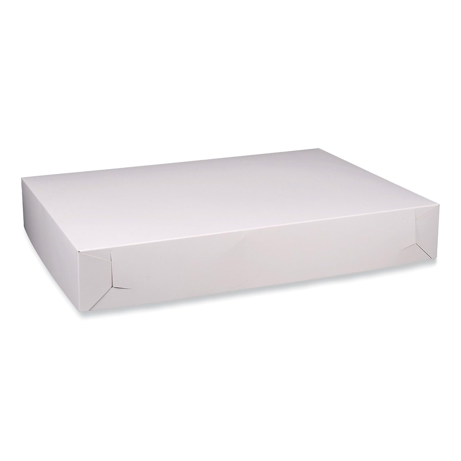 Southern Champion Tray Standard White Bakery Boxes 26X18-1/2X4, 50 Count