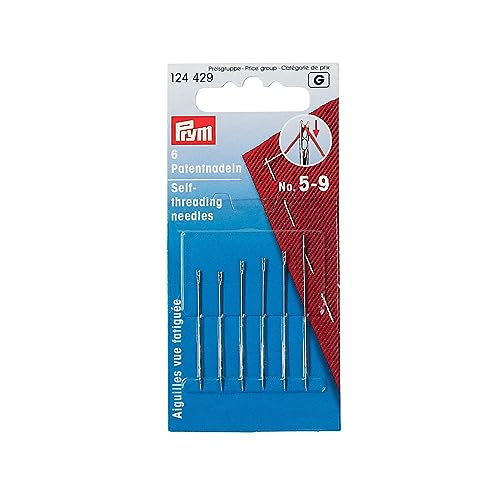 Prym Self-Threading Hand Needles Set, No. 5-9, 6 Pack