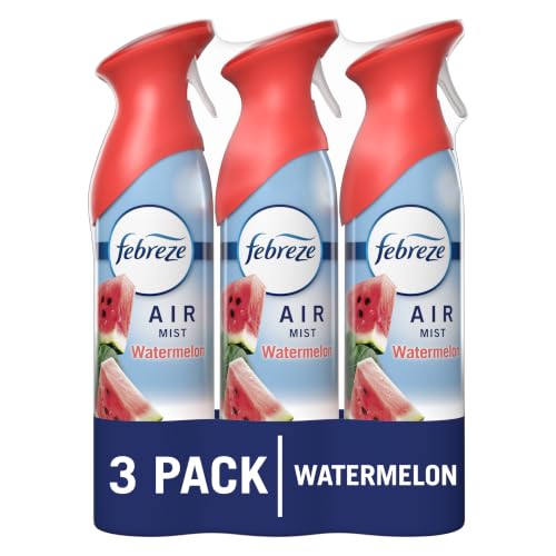Febreze Air Mist Odor-Fighting Room Spray, Watermelon Scent, 8.1oz (3 Pack)