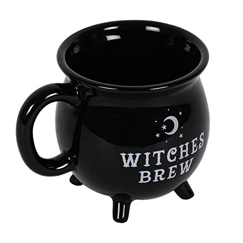 Cauldron Mug - Witches Brew Black Ceramic Drinkware Gift