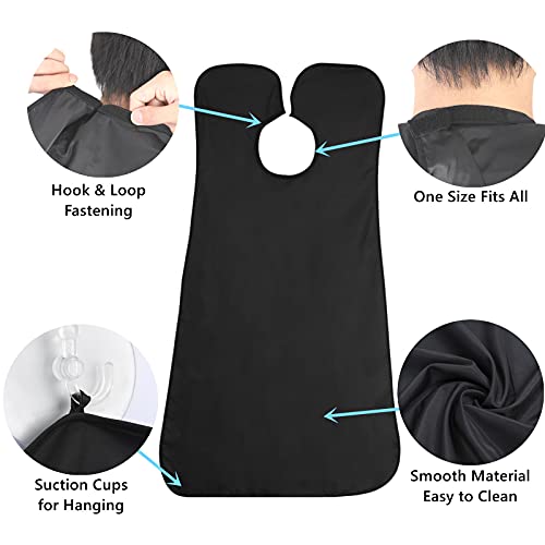Beard Bib Apron for Men - Grooming Cape & Hair Catcher Gift