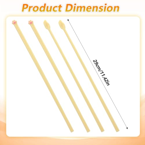 Cat Paw Chopsticks Set - 2 Pairs of Fun, Non-Slip Design