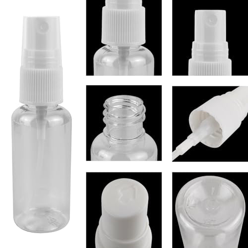 3 Pcs Travel Spray Bottles, 1oz Mini Empty Fine Mist Bottles for Toiletries
