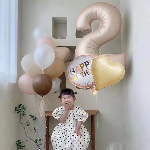 20th Birthday Decorations - 15 Pcs Foil & Latex Balloon Set
