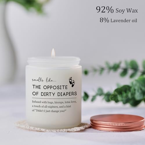 New Mom Gifts Candles - Relaxing Lavender Eucalyptus, Postpartum Spa Gift - Variation of THIS listing