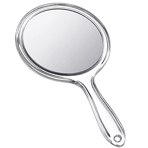 Jetec Double-Sided Handheld Makeup Mirror with 1X/2X Magnification