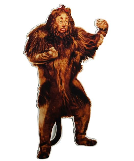 The Wizard of Oz Lion Iron-On Patch - Detailed Embroidery