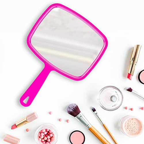 DecorRack Large Handheld Mirror with Hanging Hole, Wall Mount Makeup Mirror