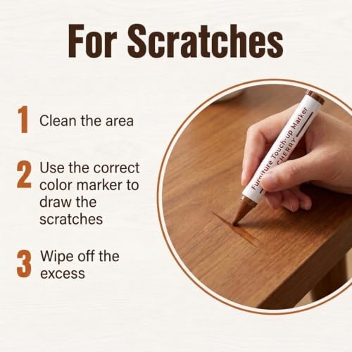 14-Piece Furniture Repair Marker Set for Wood Touch-Ups