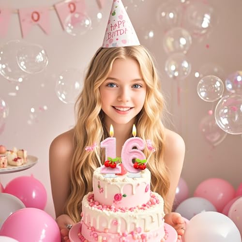 Number 1 Cherry Birthday Candle - She's The Cherry On Top Cake Topper