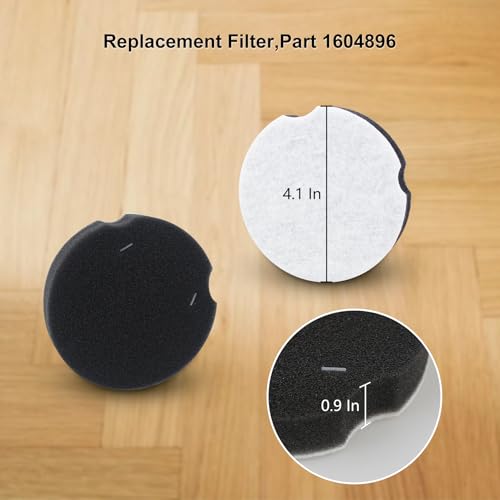 Replacement Vacuum Filters for Bissell CleanView Compact Turbo (4 Pack)