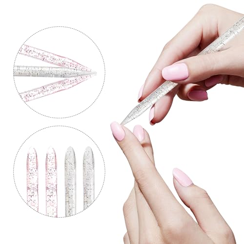 Disposable Crystal Cuticle Pusher Nail Sticks 100 Pcs Bulk Manicure Tools