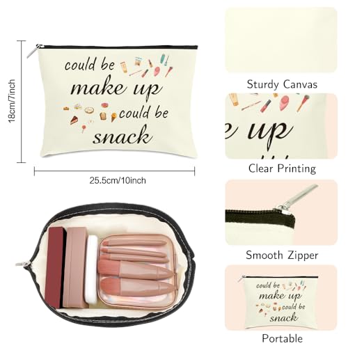 Funny Best Friend Makeup Bag - Birthday Gift for Women & Coworkers