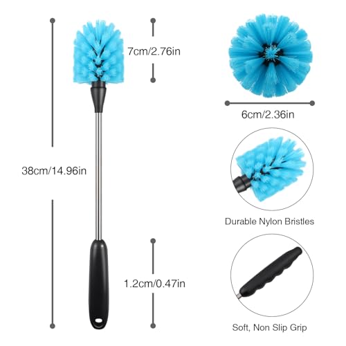 15-Inch Long Bottle Brush Cleaner for All Types of Bottles