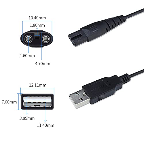 USB Charging Cable for Water Flosser Cordless Oral Irrigator