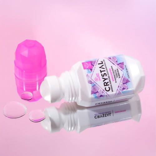 Crystal Essence Mineral Deodorant Roll-On Unscented 2.25 Fl Oz