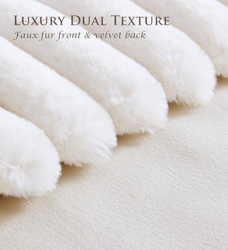 Set of 2 Cream White Decorative Throw Pillow Covers 18x18