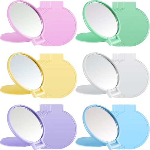Jetec 18-Piece Compact Pocket Mirrors Set - Macaron Colors