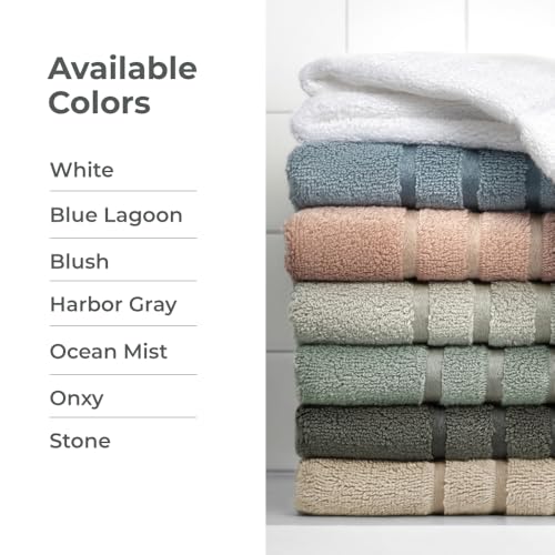 Cariloha Bamboo & Turkish Cotton Washcloth - Ocean Mist - 13" x 13"