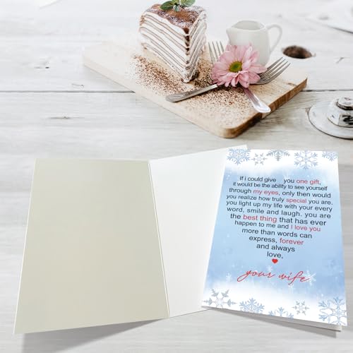 Romantic Christmas Card for Husband - Heartfelt Holiday Card