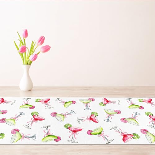 Margarita Table Runner - 13" x 72" Margs and Matrimony Party Decor