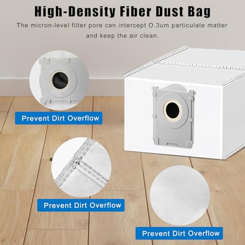 17-Piece Replacement Kit for Ecovacs Deebot X9/X11 Series - Black