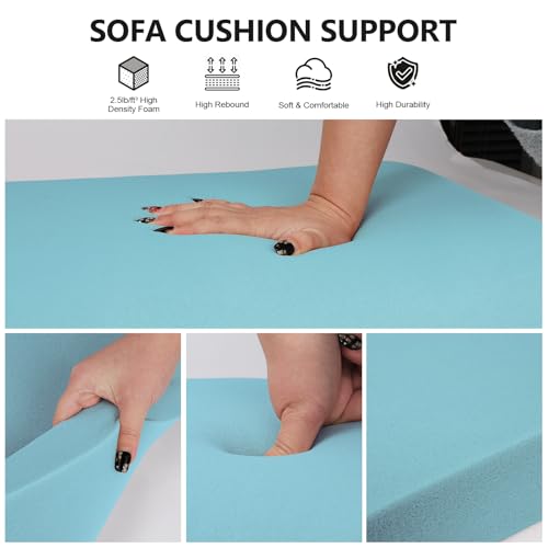 20"x20" Curved High-Density Foam Couch Support for Sagging Cushions