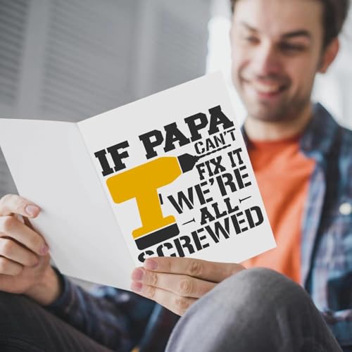 Funny Drill Theme Father's Day Card for Dad & Grandpa