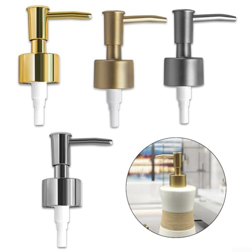 Jumplushion Soap Dispenser Pump Replacement - 28/400 Brushed Gold Head