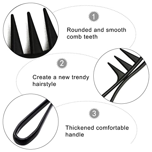 Wide Tooth Comb 2 Pcs Large Detangling Hair Combs for Curly Hair Wigs