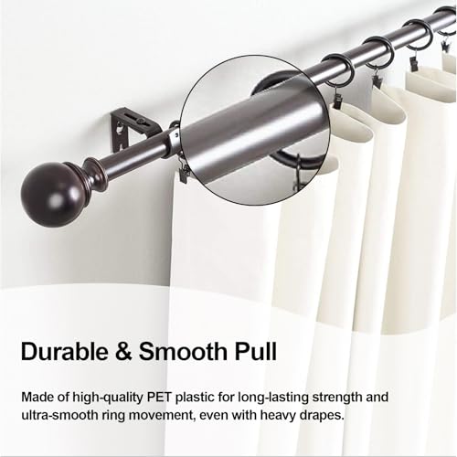 Smooth Curtain Gliding Tape - 118 IN Drapery Ring Tape