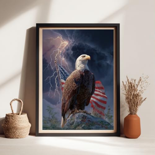 Milila 5D Diamond Painting Kit for Adults - Eagle Canvas Art