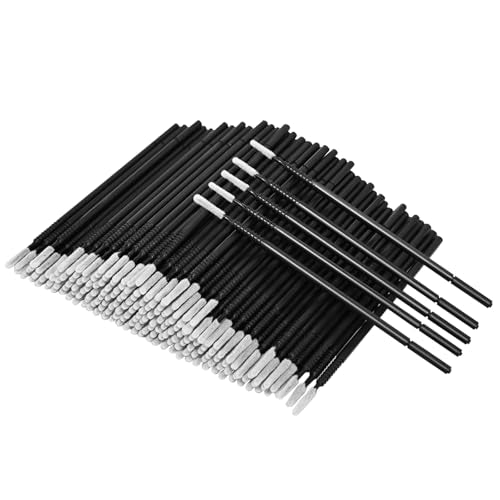 AUUTI 200 Pcs Disposable Micro Brushes & Mascara Wands for Eyelash Extensions