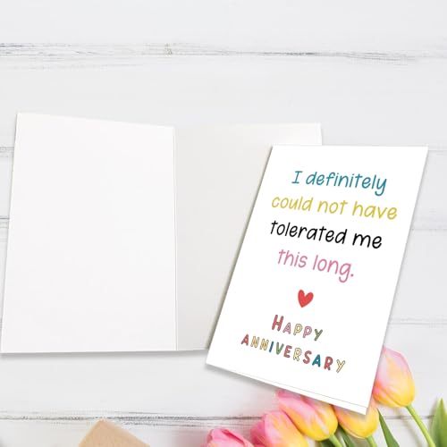 Funny Anniversary Card for Husband & Boyfriend - Cheeky Love Note