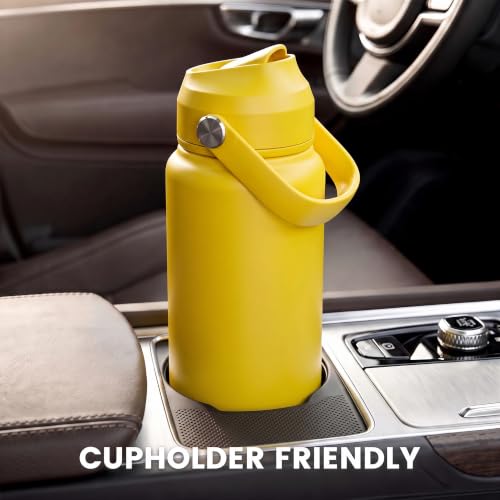 Fijinhom 18oz Insulated Stainless Steel Water Bottle with Straw