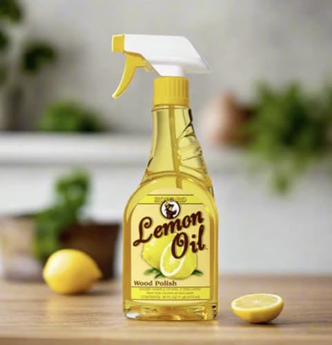 Howard Lemon Oil Wood Polish - 8 Ounce Natural Shine & Clean
