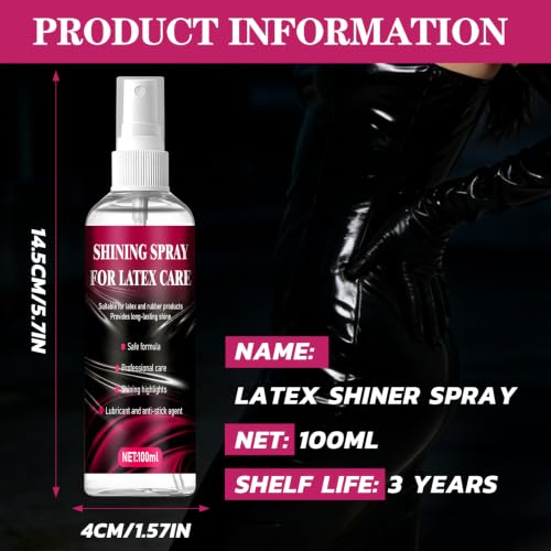 JAOJAO Latex Shine Spray 100ml - High Gloss for Latex Garments
