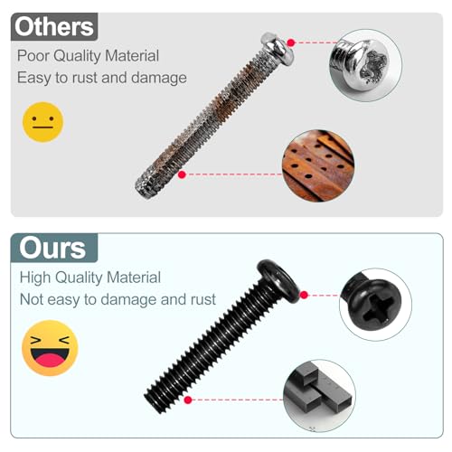 Universal TV Wall Mount Screw Kit with Remote Holder - M4, M5, M6, M8
