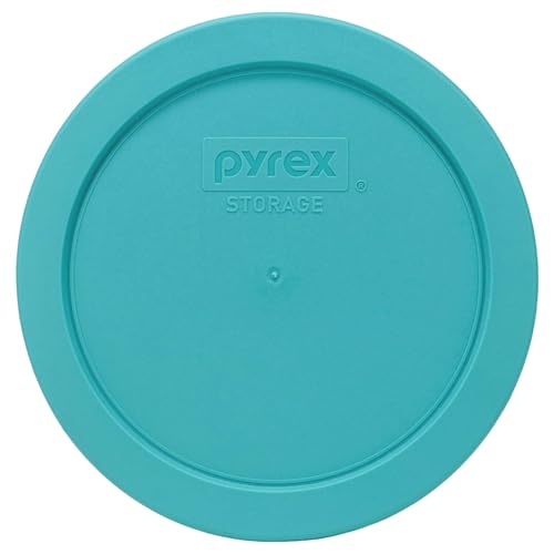 Pyrex 7201-PC 4-Cup Turquoise Replacement Lid - 2-Pack