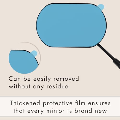Embagol Large Lash Mirror for Eyelash Extensions Stainless Steel Black