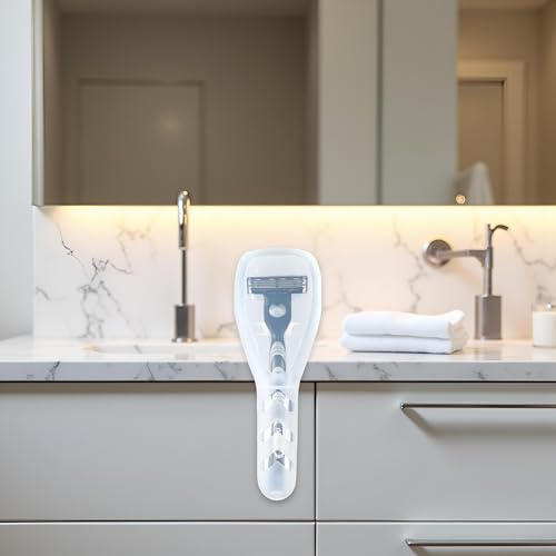 Portable Travel Razor Cover Case Transparent Shaver Protector Organizer