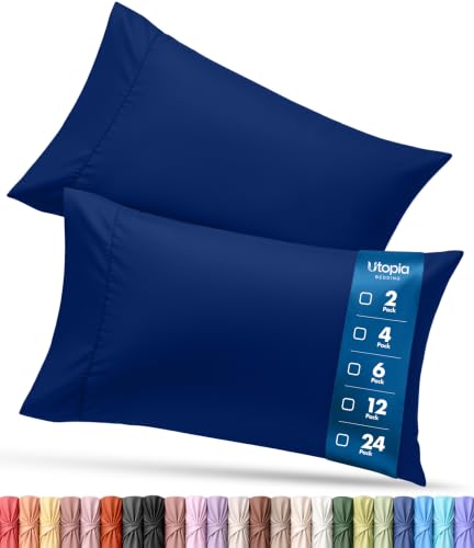 Royal Blue Pillow Cases Set of 4 - Ultra Soft Microfiber Covers